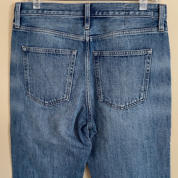 J. Crew Mid-Rise Straight Jeans Women's Size 27 in 1984 Rigid Cecilia Wash CC632 - Picture 5 of 12